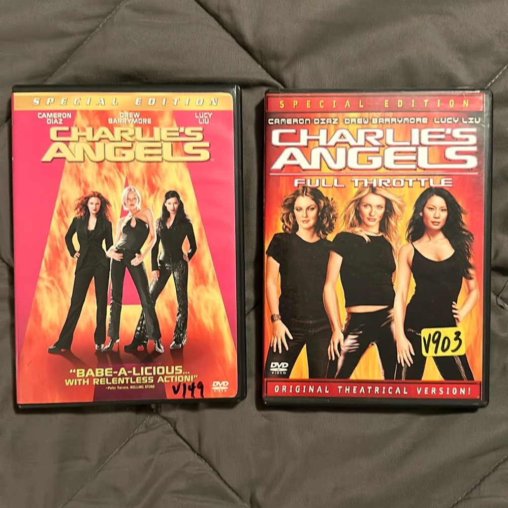Charlie’s Angels DVD’s